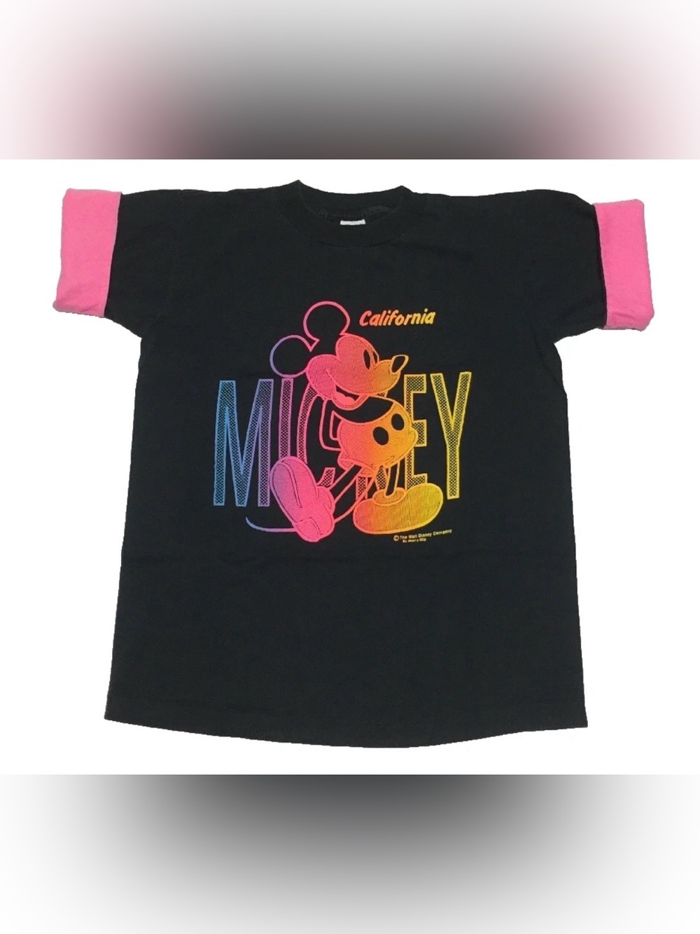 Vintage Mickey Mouse T-shirt Single Stitch Medium California Walt Disney 90s